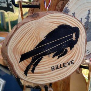 BILLieve Woodslice Ornament | Handmade!